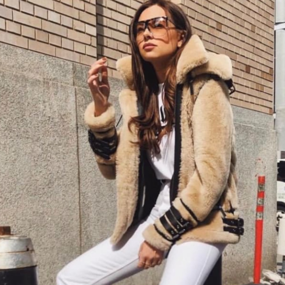 BODA SKINS Polar ShearlingJacket *New & Never Worn